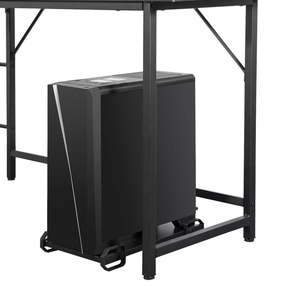 66 - Inch L - Shaped Desk, Spacious, Modern, Durable Workstation - Aroflit