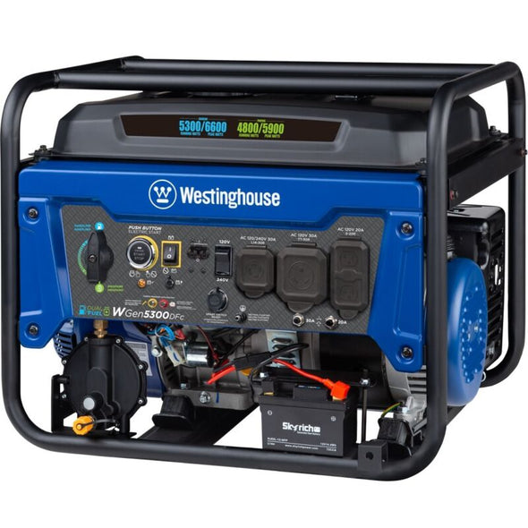 6600W Dual Fuel Backup Generator with Remote Start & CO Sensor - Aroflit
