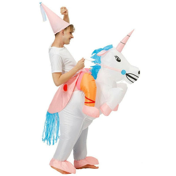 Funny Inflatable Blow-Up Adult Halloween Costume, Fun Party Suit