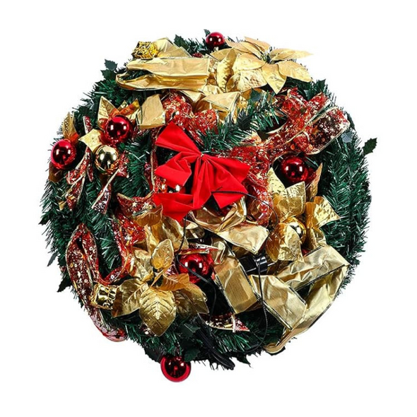 Decorated Collapsible Pop-Up Lighted Christmas Tree 6FT, Pre-Decorated