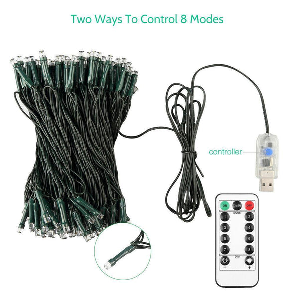 6ft Artificial Christmas Tree with 300 LED Warm White Lights - Aroflit