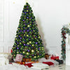 7' Pre - Lit Fiber Optic Artificial Christmas Tree with 280 LED Lights - Aroflit