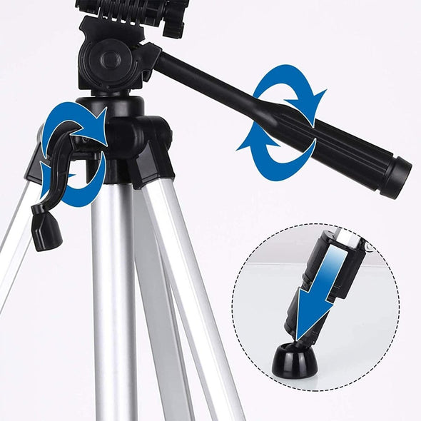 70mm 67x Magnification Telescope with Adjustable Tripod for Nature - Aroflit