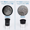 70mm 67x Magnification Telescope with Adjustable Tripod for Nature - Aroflit