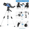 70mm 67x Magnification Telescope with Adjustable Tripod for Nature - Aroflit