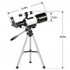 70mm Astronomical Refractor Telescope with Tripod for Stargazing - Aroflit