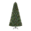 7.5 ft. Pre - Lit LED Brookside Pine Artificial Christmas Tree with Lights - Aroflit