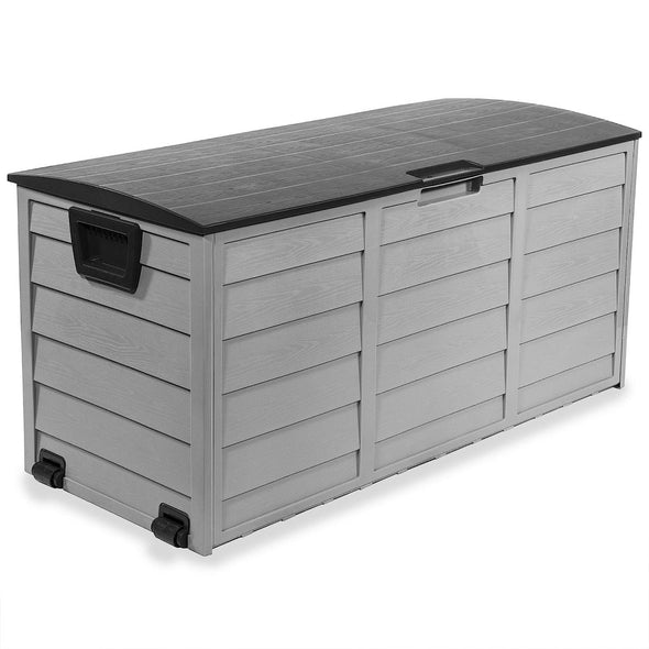 75 Gallon Waterproof Outdoor Storage Box with Wheels for Cushions - Aroflit