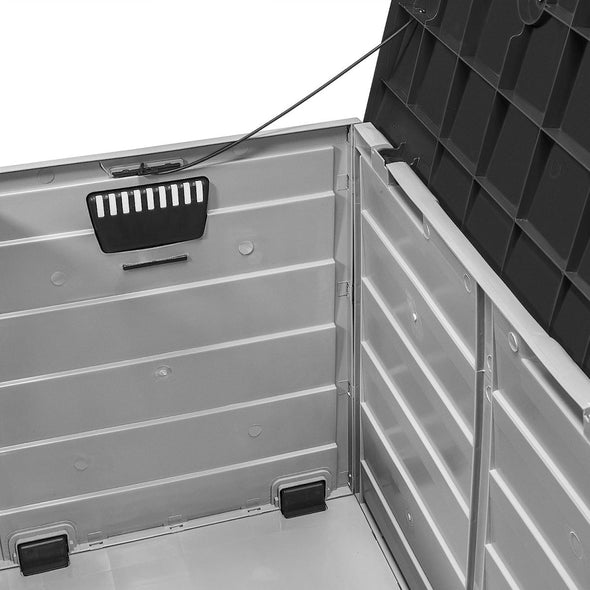 75 Gallon Waterproof Outdoor Storage Box with Wheels for Cushions - Aroflit