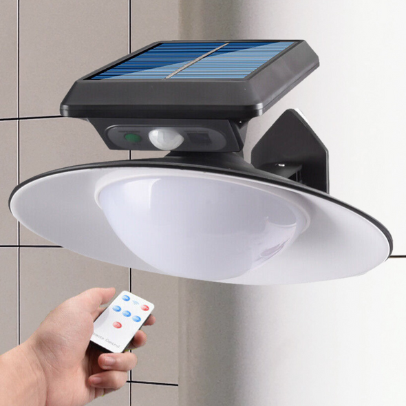 Premium LED Solar UFO Street Light with Remote, Waterproof
