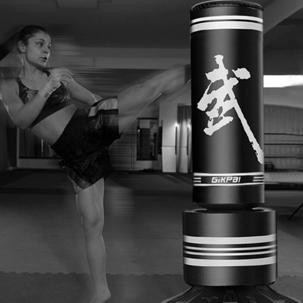 67” Heavy Duty Freestanding Punching Bag – MMA, Kickboxing, Cardio Training
