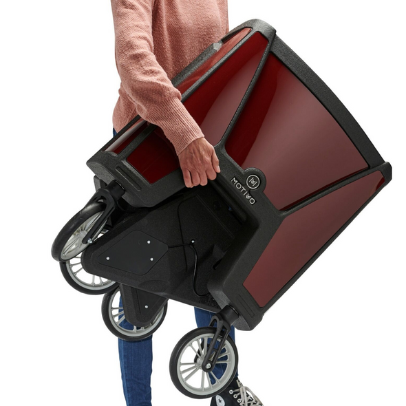 Heavy Duty 4 Wheel Elderly Mobility Walker Rollator With Seat
