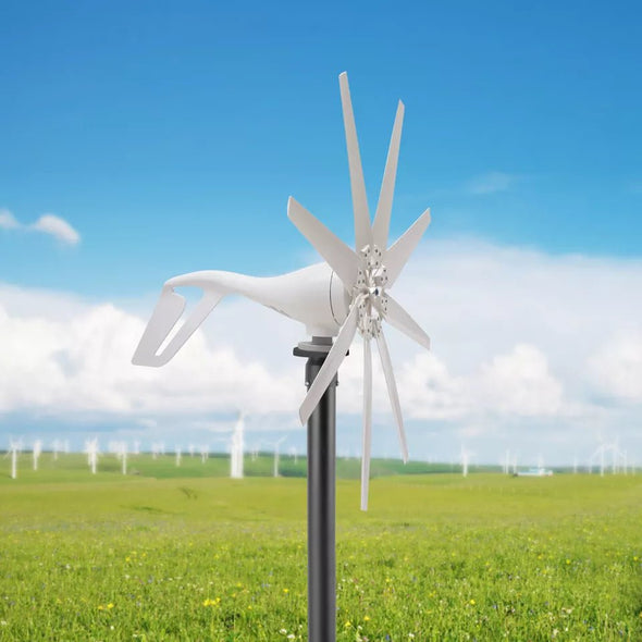 8 Blades Wind Turbine Generator – Eco - Friendly Power for Homes - Aroflit