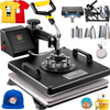 8 - in - 1 T-shirt Heat Press Transfer Machine for Mugs, Caps, and Plates - Aroflit