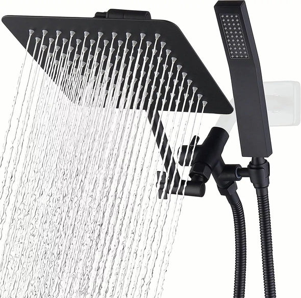 8 - Inch Rain Shower Head with Handheld Combo & Adjustable - Aroflit