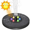 8 LED Solar Panel Powered Water Fountain - Aroflit