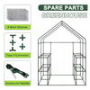 8 Shelves Walk - In Portable Greenhouse, Durable, Spacious, All - Weather - Aroflit