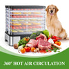 8 - Tray Food Dehydrator Machine with Adjustable Temperature - Aroflit