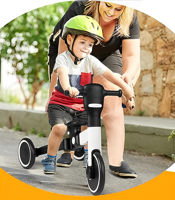 HoneyJoy InspireRide 4-in-1 Toddler Tricycle Bike, Safe & Fun