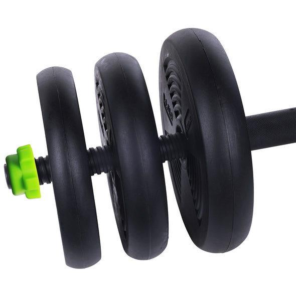 Adjustable Weight Dumbbell Set, 4-in-1 Barbell, Kettlebell & More