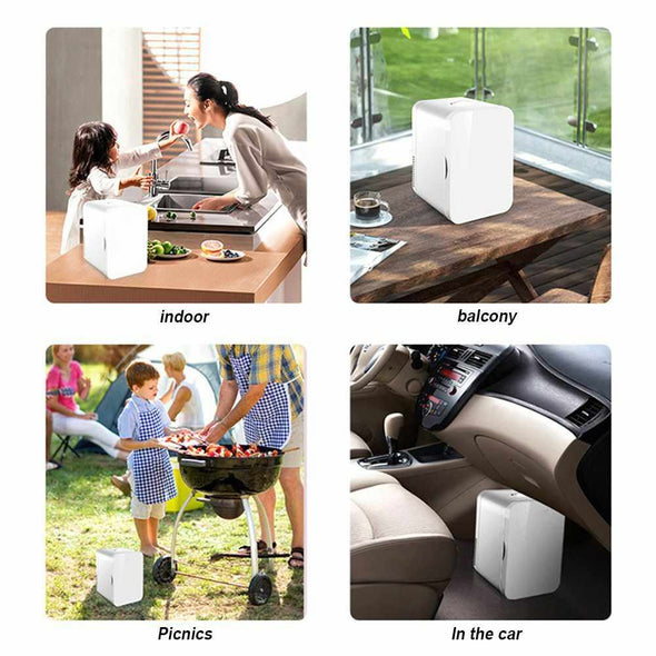 8L Portable Mini Fridge Table Top Electric Small Cooler - Aroflit