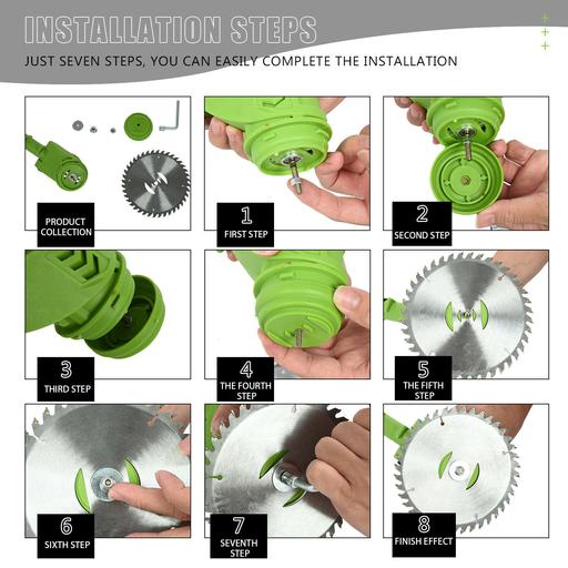 Powerful Cordless Weed Eater, Lightweight Electric Grass Trimmer