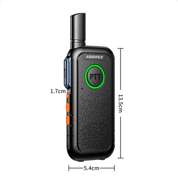 Long Distance Waterproof Two-Way Walkie Talkie with Emergency Features