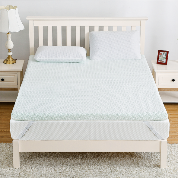 Premium Full-Size Memory Foam Mattress Topper, Cooling