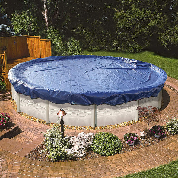 Full Coverage Above Ground Winter Pool Cover, Durable Swim Spa