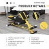Adjustable Workout Decline Exercise Gym Weight Bench-Aroflit