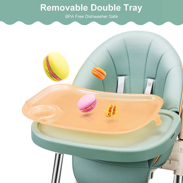 Adjustable and Foldable Baby High Chair