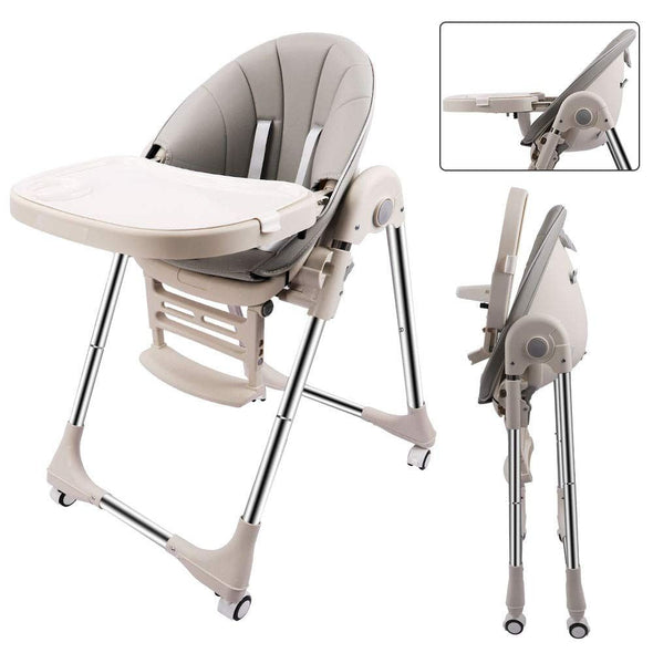 Adjustable and Foldable Baby High Chair