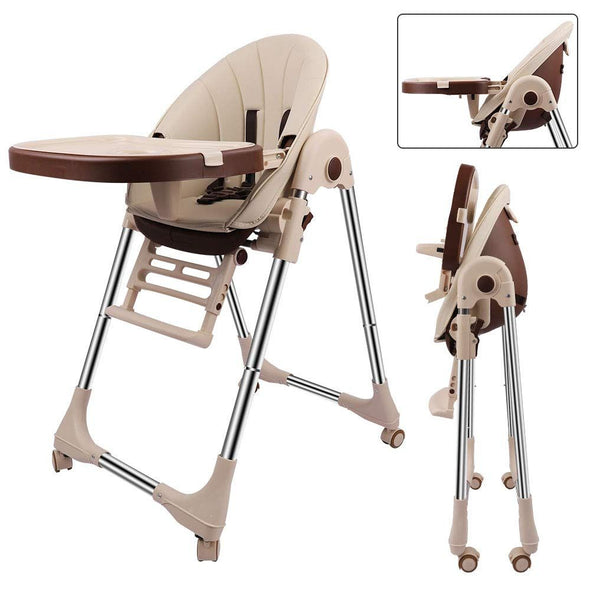 Adjustable and Foldable Baby High Chair