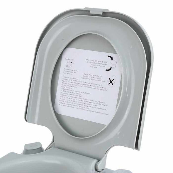 Adults Camping Travel Portable Commode Composting Toilet (24L)-Aroflit