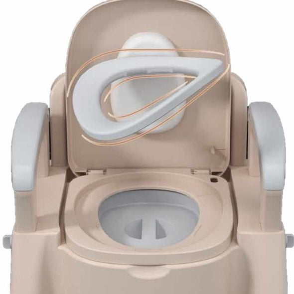 Adults Camping Travel Portable Commode Composting Toilet-Aroflit