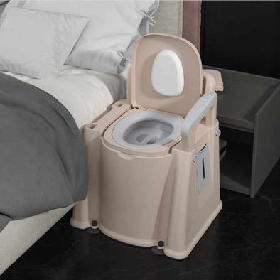 Adults Camping Travel Portable Commode Composting Toilet-Aroflit