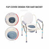 Adults Portable Bedside Toilet Commode Potty Chair-Aroflit