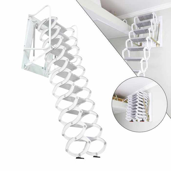 Aluminum Folding Pull Down Attic Ladder Stairs-Aroflit