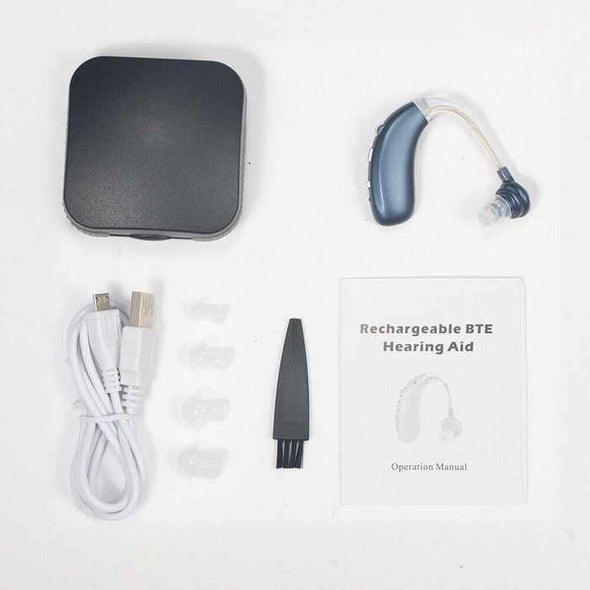 BTE Over The Counter Hearing Amplifier Device (Pair)-Aroflit