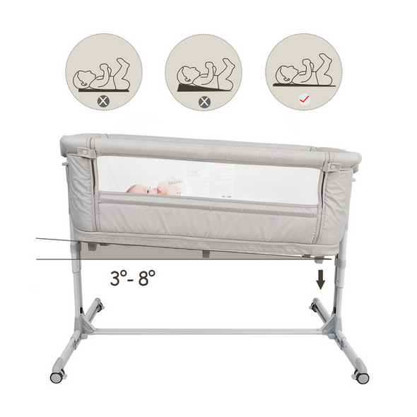 Baby Bedside Rocking Bassinet Crib Playpen-Aroflit