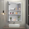 Bathroom Recess Lighted Mirror Medicine Cabinet-Aroflit