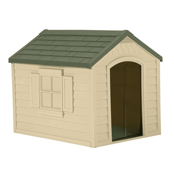 Beige Large Outdoor Insulated Dog House-Aroflit