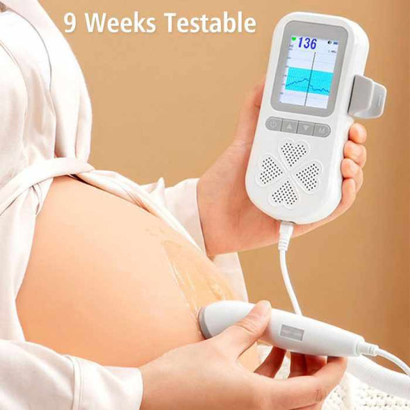 BellyBeep™ Fetal Doppler Detector Baby Heart Beat Rate Monitor