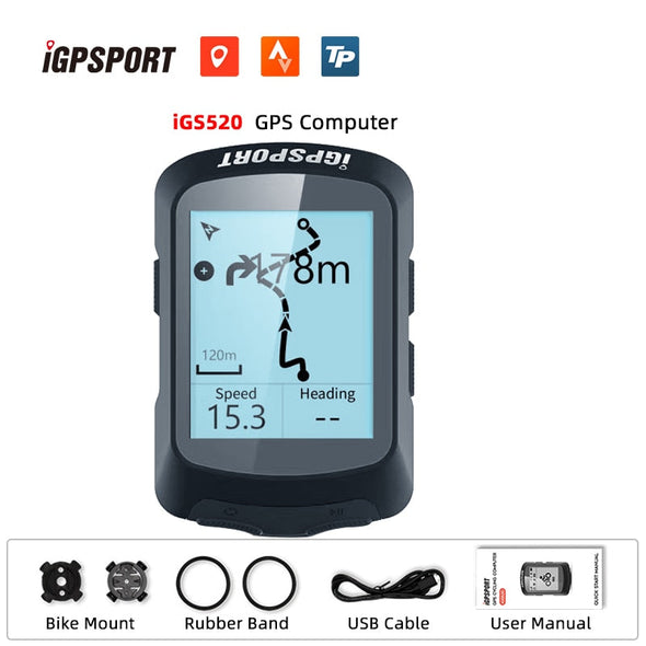 Bike Computer GPS With Wireless Speedometer- Waterproof Navigation / 2.2 inch – With Heart Rate Monitor