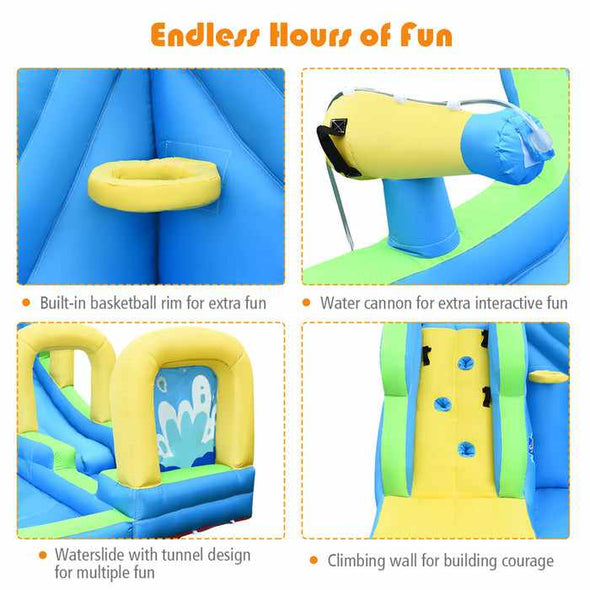 Blow-Up Waterslide Jumper Bounce House With Pool-Aroflit