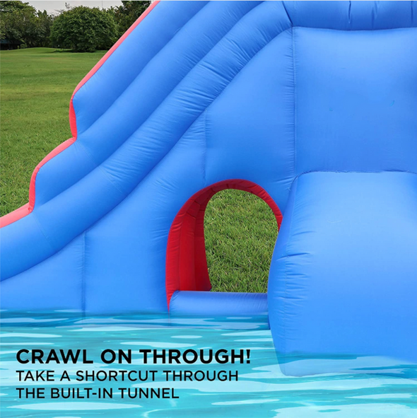 Blow-Up Waterslide Jumper Bounce House With Pool-Aroflit