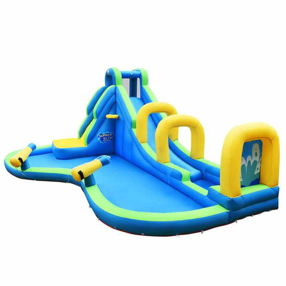 Blow-Up Waterslide Jumper Bounce House With Pool-Aroflit