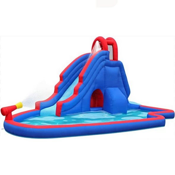 Blow-Up Waterslide Jumper Bounce House With Pool-Aroflit