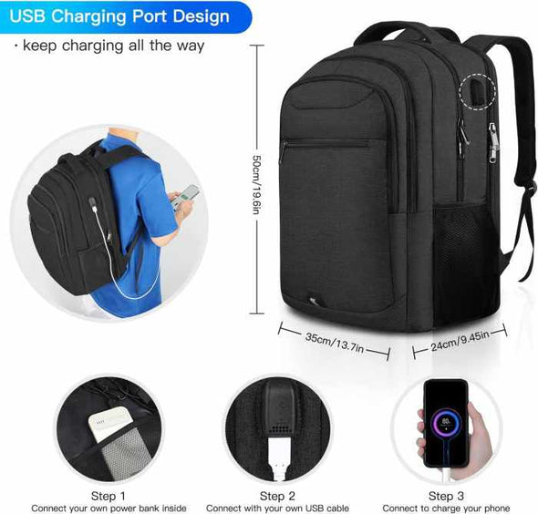 Business Travel Backpack, Large Weekender Laptop Backpack