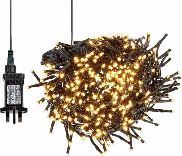 CLEDEN™ 480 LED Cluster Christmas Tree String Fairy Lights